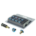 10 X Nrg Aluminum Engine Bay Fender/Bumper Washer+Bolt Dress Up Kit Metal Blue DNA MOTORING