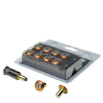 10 X Nrg Aluminum Engine Bay Fender/Bumper Washer+Bolt Dress Up Kit Metal Orange DNA MOTORING