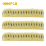 1000pcs 12-10 Gauge Heat Shrink Butt Wire Connectors Cromp Terminals Yellow F1 RACING