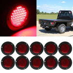 10x 5.6" 40 led red light universal Turn tail break light 12v waterproof ECCPP
