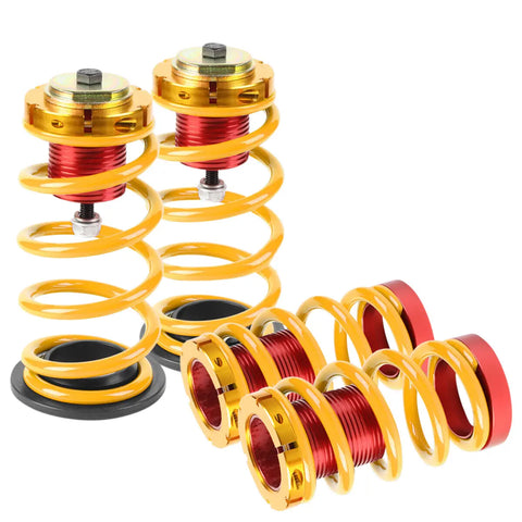 12-15 Civic 1"-4" Adjustable Suspension Coilover Sleeve Kit W/Gold Spring DNA MOTORING