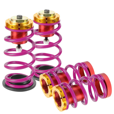 12-15 Civic 1"-4" Adjustable Suspension Coilover Sleeve Kit W/Purple Spring DNA MOTORING