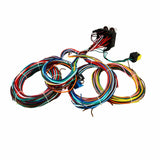 12 Circuit Wiring Harness Wire Kit Street Rod Hot Rod Chevy Ford Universal F1 RACING