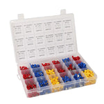 1200PCS INSULATED ELECTRICAL WIRE BUTT CONNECTOR ASSORTMENT MARINE CAR TERMINALS DNA MOTORING