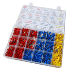 1200Pcs Assorted Insulated  Electrical Wiring Connectors Crimp Terminals Set Kit SILICONEHOSEHOME