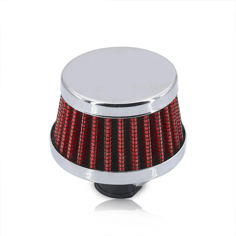 12mm Air Intake Breather Filter Red Oil Catch Crankcase Universal Vent Valve AJP DIST