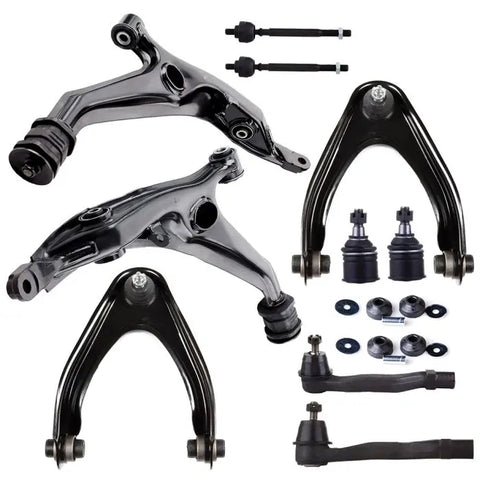12pcs Front Control Arms Tie Rod Ends For Honda CR-V EX LX SE 2.0L 1997-2001 ECCPP