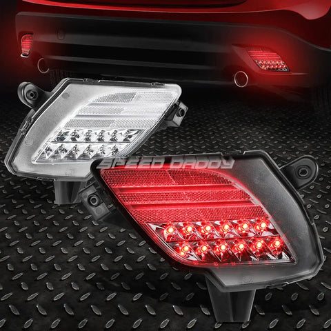 13-16 Mazda Cx5 Chrome Housing Led Rear Fog Light Bumper Reflector Tail Lamp Speed Daddy