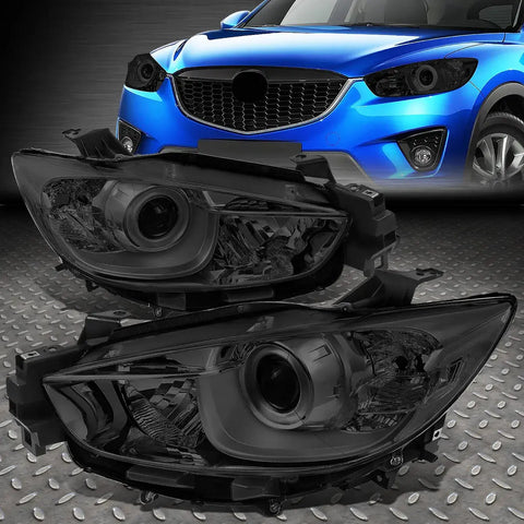 13-16 Mazda Cx5 Smoked Housing Clear Corner Projector Headlight Head Lamps Speed Daddy