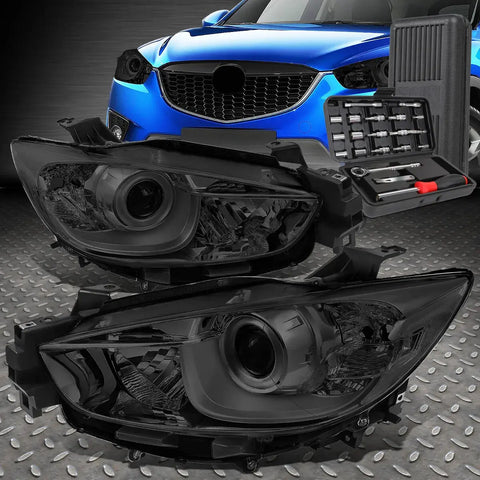 13-16 Mazda Cx5 Smoked Housing Clear Side Projector Headlight Lamp+Tool Set Speed Daddy