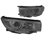 14-16 Highlander Smoked Housing Clear Side Projector Headlight Replacement DNA MOTORING