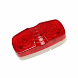 14x 10 Diodes LED Trailer Marker Light Double Bullseye Clearance Lamps Red/Amber F1 RACING