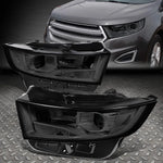 15-18 Ford Edge Oe Style Smoked Lens Clear Corner Projector Headlight Lamps Speed Daddy