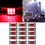 15X 5 inch red indicator trailer light Pickup Truck Lorry boat van ECCPP