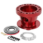 1984-1986 Ford Ranger/-2004 Mustang Steering Wheel Hub Adapter Red Aluminum DNA MOTORING