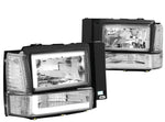 1991-1994 Ford Explorer Led Drl Bar Headlight Corner/ Bumper Lamps Chrome DNA MOTORING
