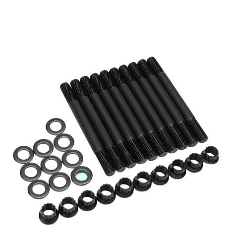1994-1999 Mitsubishi Eclipse 2.0T 12-Point Cylinder Head Bolt Studs Kits DNA MOTORING
