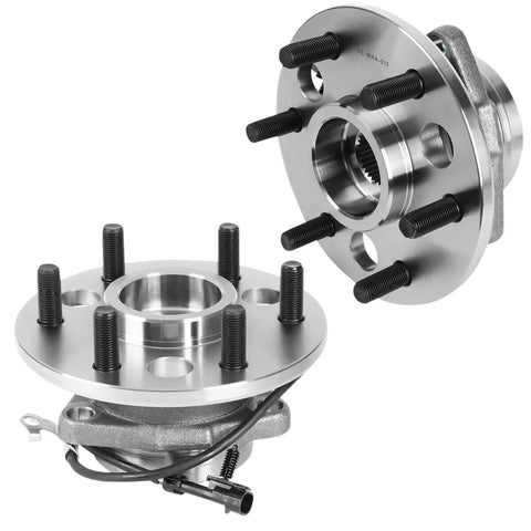1995-2000 Chevy Gmc K1500/2500 4Wd Front Wheel Bearing Hub Assemblies Set DNA MOTORING