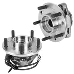 1997-2005 S10 Jimmy Hombre Bravada 4Wd Front Wheel Bearing Hub Assembly Set DNA MOTORING