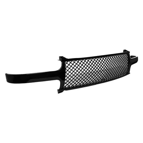 1999-2002 Chevy Silverado Front Bumper Upper Mesh Grille Grill Grame Glossy DNA MOTORING