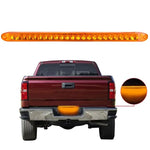 1x Amber 17" 23 LED Trailer Stop Tail Turn 3rd Brake Light Bar Waterproof Sealed ECCPP