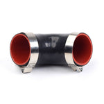 2" 90 degree elbow turbo/intake piping silicone coupler hose+t-bolt clamps F1 Racing