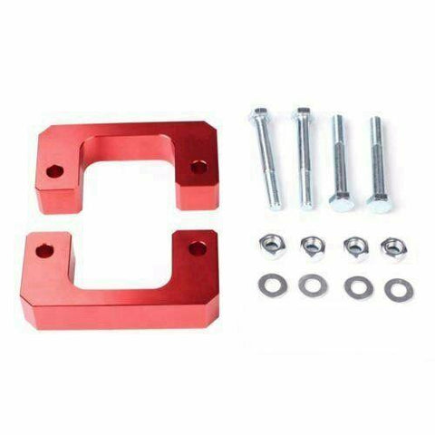 2" Front Lift Kit For Chevy Silverado GMC Sierra GM 1500 2007-2018 07-18 Red SILICONEHOSEHOME