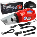 2 In 1 Portable Handheld Car Mini Corded Vacuum Cleaner & Air Compressor - Red DNA MOTORING
