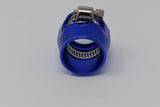 2 x -6AN Blue Nylon Braided Hose End Clamp Fitting Aluminum Finisher 2-3Day Ship MD Performance