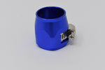 2 x -6AN Blue Nylon Braided Hose End Clamp Fitting Aluminum Finisher 2-3Day Ship MD Performance