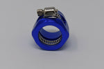 2 x -8AN Blue Nylon Braided Hose End Clamp Fitting Aluminum Finisher 2-3Day Ship MD Performance