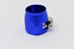 2 x 10AN Blue Nylon Braided Hose End Clamp Fitting Aluminum Finisher 2-3Day Ship MD Performance