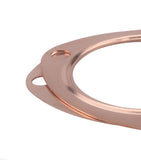 2 x 3" Inch Copper Header Exhaust Collector Gaskets Flanges Universal 3 Bolt USA MD Performance