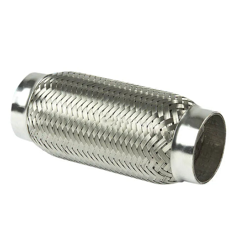 2.25"X7.25"Stainless Steel Double Braided 5.5"Flex Pipe Connector/Piping Repair DNA MOTORING