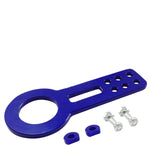 2.45"Anodized Brushed Blue Billet Style Full Aluminum Front Racing Tow Hook Kit DNA MOTORING