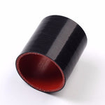 2.5" 4-ply straight turbo/intake/pipe high temp silicone coupler hose black 63mm F1 Racing