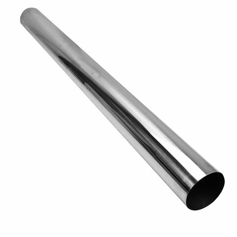 2.5" 63mm 4 Feet T-304 Stainless Steel Straight Exhaust Piping Tubing Tube Pipe SILICONEHOSEHOME