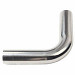 2.5" Inch 2' Long Stainless Steel 90 Degree Bend Pipe Elbow Tube Exhaust Mandrel SILICONEHOSEHOME