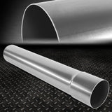 2.5" Inch Od Custom 18" Length Stainless Steel Straight Exhaust Pipe Tube Tubing Speed Daddy
