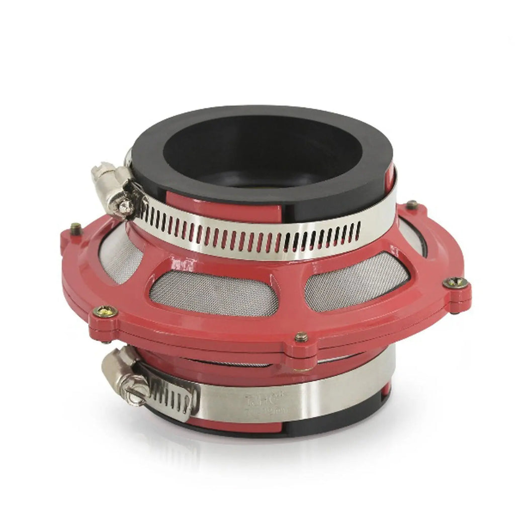 2.5" Jdm Cold Air Intake Bypass Valve Hydrolock Prevention Filter Red