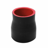 2.5" to 3" Straight Reducer Silicone Turbo Hose Coupler 2 1/2" 64mm - 76mm Black F1 Racing