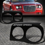 2005-2010 Chrysler 300/300C Black Headlight/Lamp Cover Bracket Eyelid Trim Speed Daddy