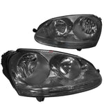 2005-2010 Vw Jetta Mk5 Smoked Housing Clear Corner Driving Headlight Lamp DNA MOTORING