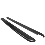 2007-2013 Chevy Silverado 5.8Ft Bed Satin Black Truck Rail Cover Cap Molding DNA MOTORING