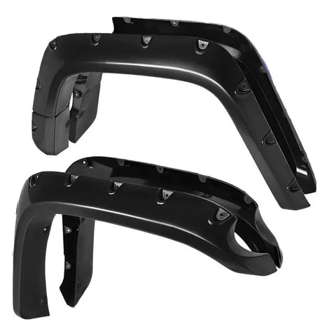 2007-2014 Fj Cruiser 4Pcs Glossy Pocket Riveted Style Wheel Fender Flares DNA MOTORING