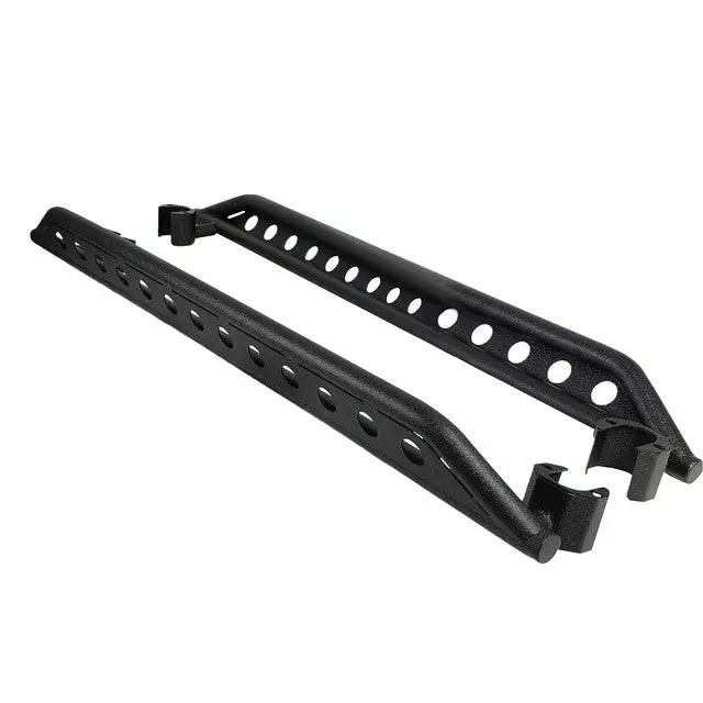 2007-2016 Jeep Wrangler Jk 4Dr Side Armor Step Bar Rocker Guard Rock S ...