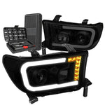 2007-2017 Toyota Tundra Led Drl Tinted Clear Side Projector Headlights+Tools DNA MOTORING