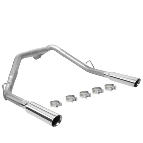 2009-2013 Sierra Silverado 6.2L 3.5"Od Muffler Tip Axle Cat Back Exhaust Kit DNA MOTORING