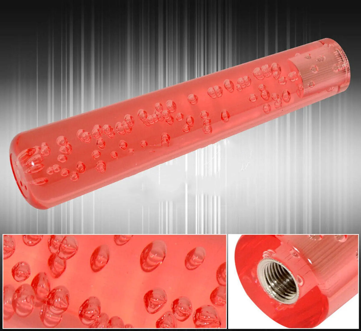 200Mm Bubble Extended Shift Knob Crystal Vip Shifter M8 M10 M12 Adapter