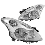 2010-2012 Nissan Altima Sedan Oe Chrome Housing Clear Side Headlight/Lamps DNA MOTORING